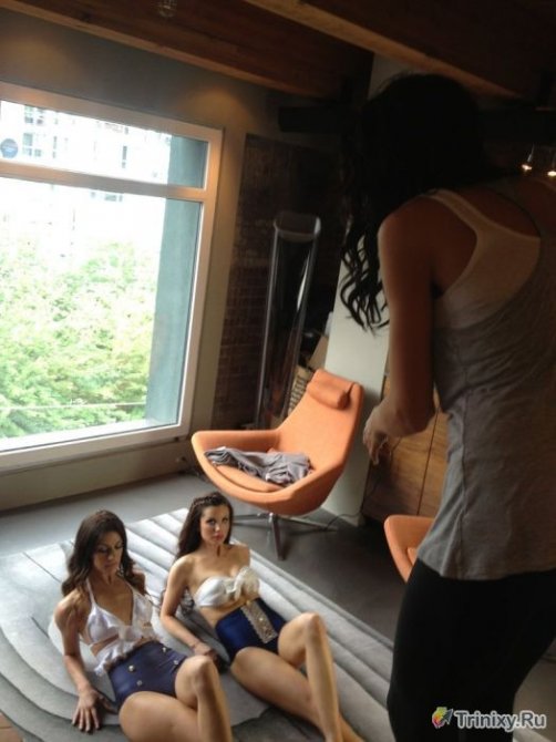 Фотоотчет с гламурной фотосессии для журнала