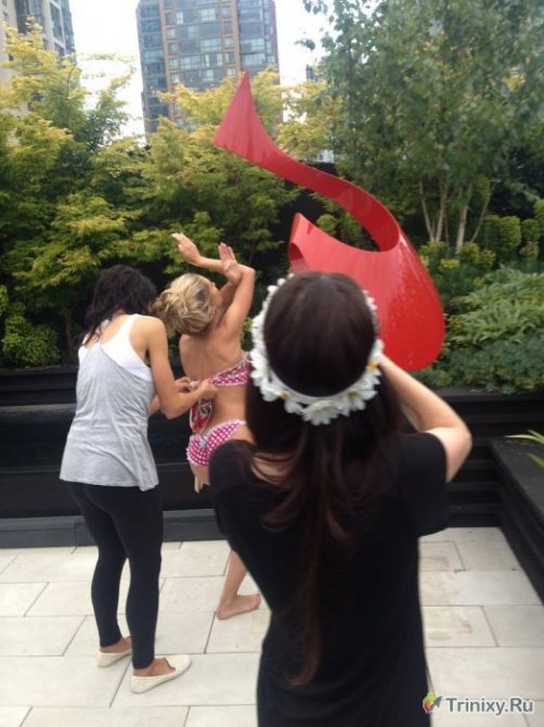 Фотоотчет с гламурной фотосессии для журнала