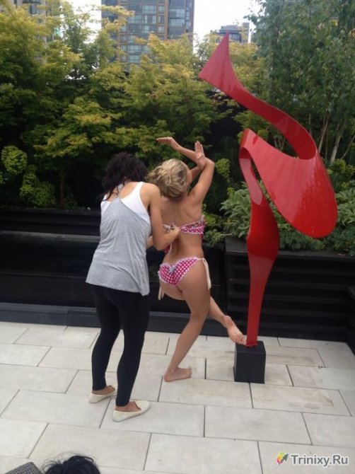 Фотоотчет с гламурной фотосессии для журнала