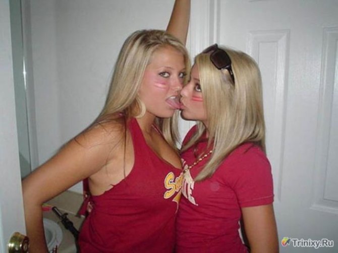 Пьяные девушки отрываются на полную катушку