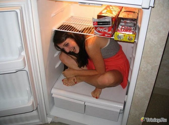 Необычные способы охладиться