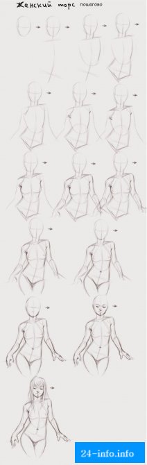Учимся рисовать пикантные подробности женского тела (9 рисунков)