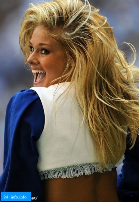 Девушки из группы поддержки команды Dallas Cowboys