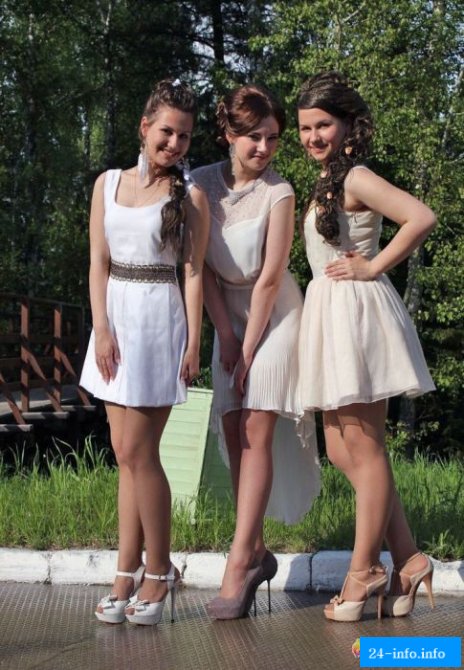 Симпатичные выпускницы 2013 года