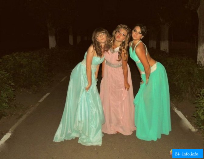 Симпатичные выпускницы 2013 года