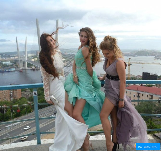 Симпатичные выпускницы 2013 года