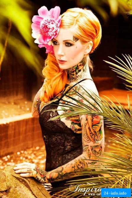 Качественные татуировки на сексуальных девушках