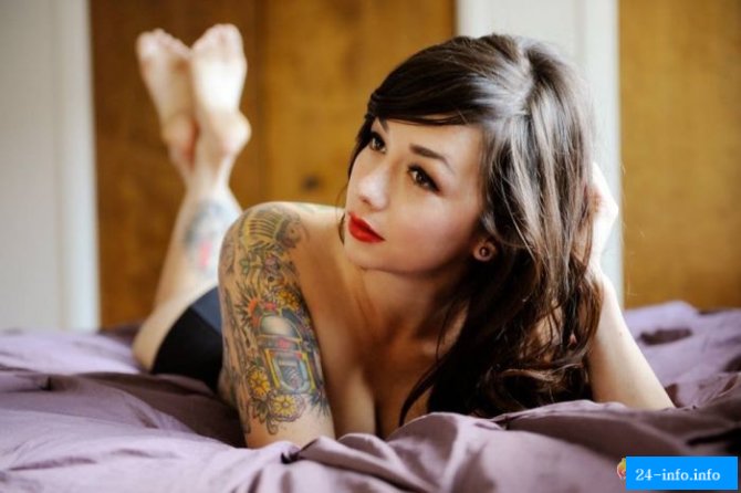 Качественные татуировки на сексуальных девушках