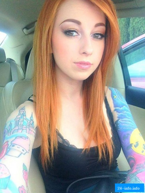 Качественные татуировки на сексуальных девушках