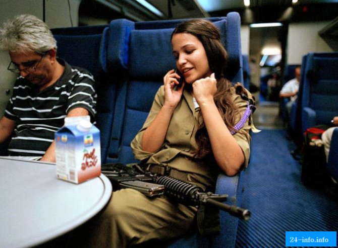 Симпатичные девушки армии Израиля