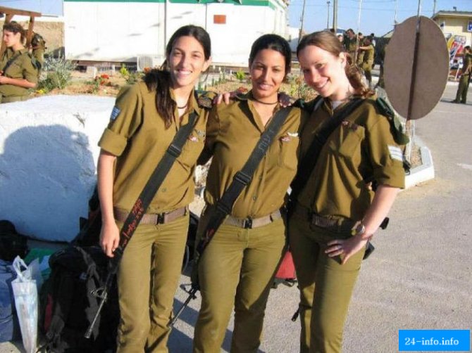 Симпатичные девушки армии Израиля