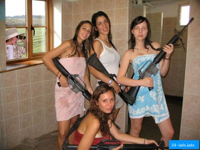 Симпатичные девушки армии Израиля