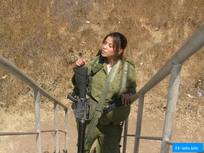 Симпатичные девушки армии Израиля