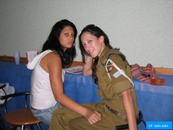 Симпатичные девушки армии Израиля