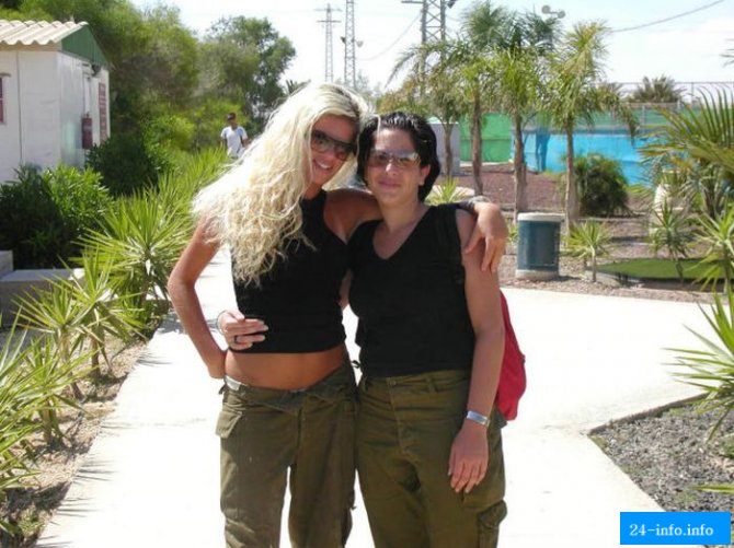 Симпатичные девушки армии Израиля