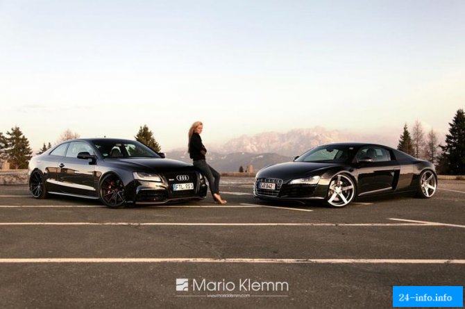 Сексуальные девушки и красивые автомобили (57 фото)