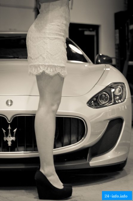 Сексуальные девушки и красивые автомобили (57 фото)