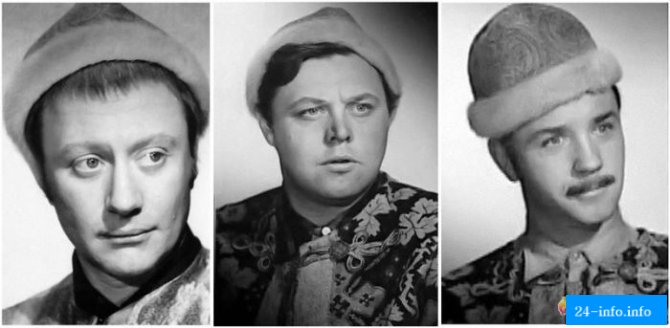 Фотопробы советских актеров