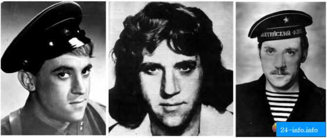 Фотопробы советских актеров