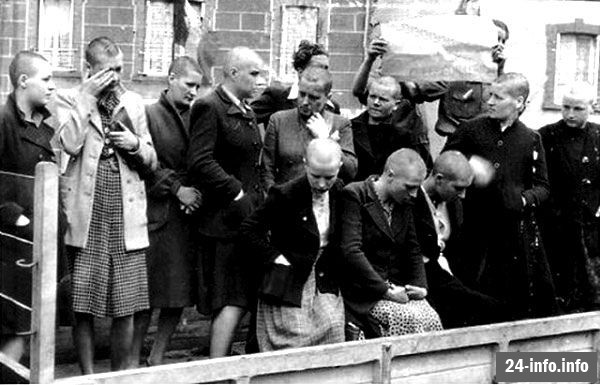 Что делали с любовницами гитлеровцев после войны (19 фото) Что делали с любовницами гитлеровцев после войны (19 фото)