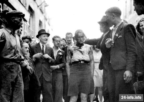 Что делали с любовницами гитлеровцев после войны (19 фото) Что делали с любовницами гитлеровцев после войны (19 фото)