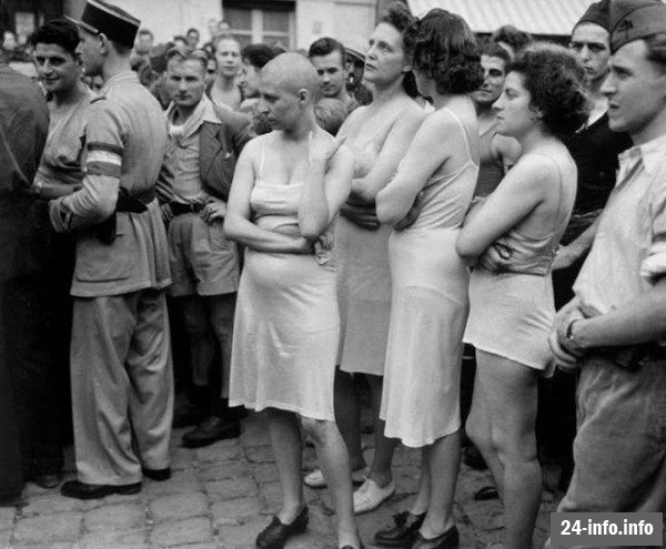 Что делали с любовницами гитлеровцев после войны (19 фото) Что делали с любовницами гитлеровцев после войны (19 фото)