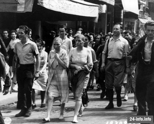 Что делали с любовницами гитлеровцев после войны (19 фото) Что делали с любовницами гитлеровцев после войны (19 фото)