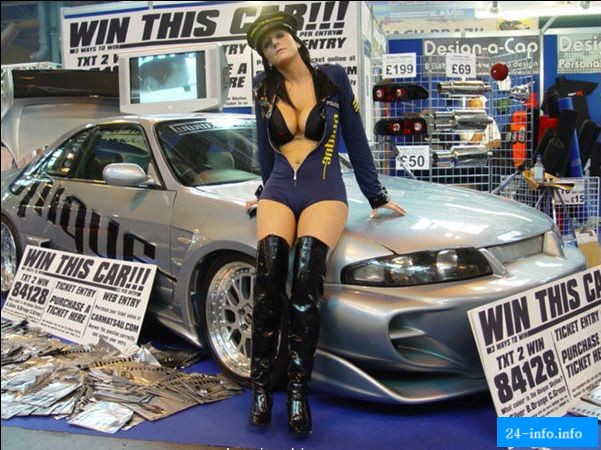 Девушки с автовыставок (50 фотографий)