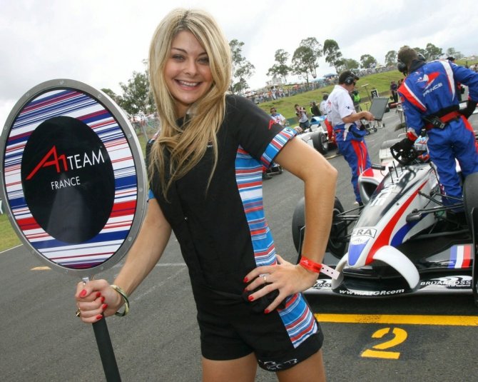 Девушки с A1GP