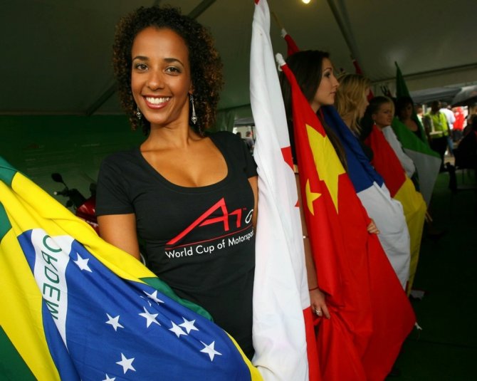 Девушки с A1GP