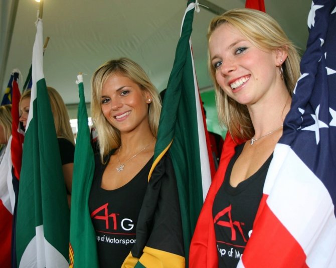 Девушки с A1GP