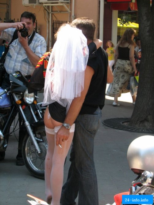 Украинская свадьба байкеров. Интересный наряд. НЮ