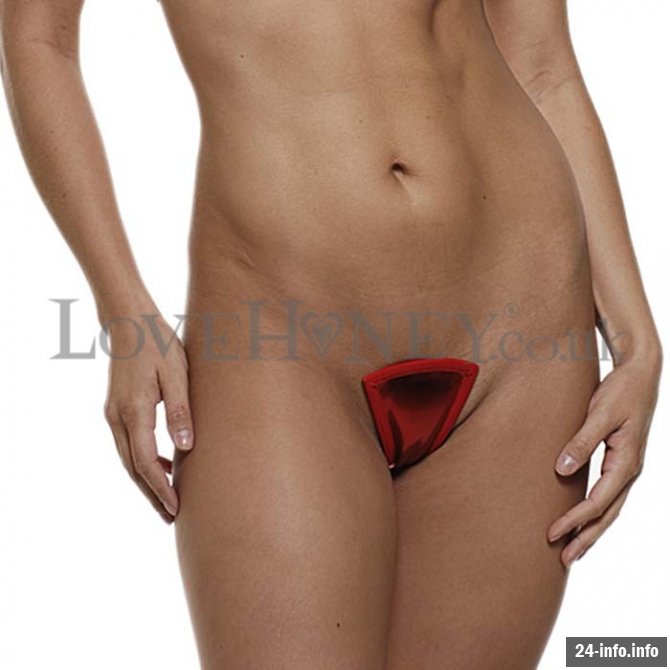 Новый вид стрингов. Забавно ))