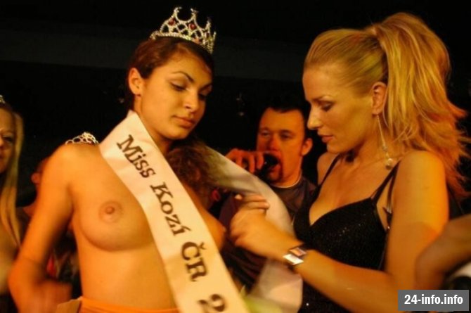 Конкурс Miss Tits. Проходит в Праге  Много НЮ