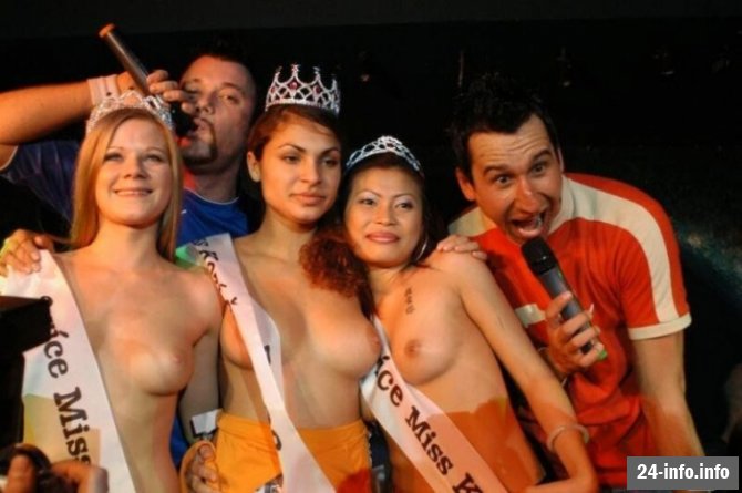 Конкурс Miss Tits. Проходит в Праге  Много НЮ