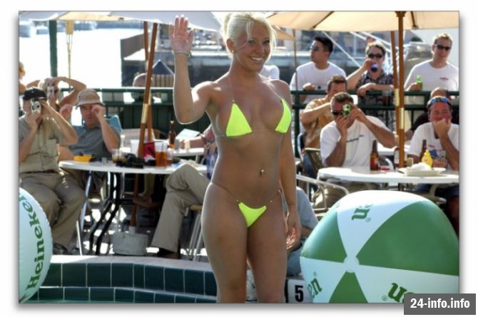 Симпатичный конкурс бикини