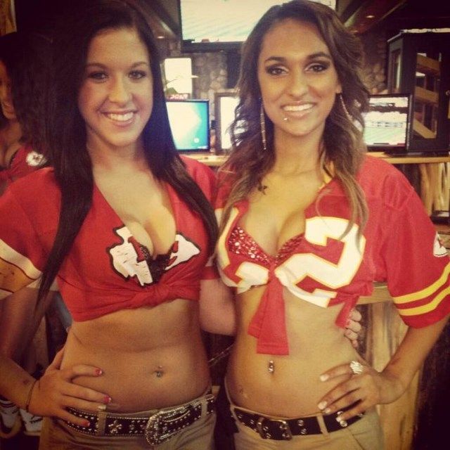 Привлекательные фанатки NFL