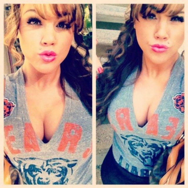 Привлекательные фанатки NFL