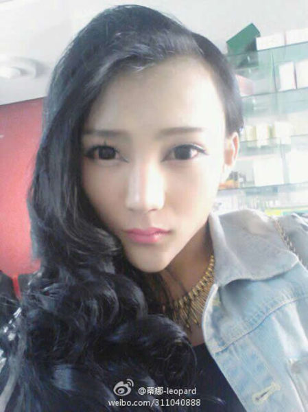 Tina Leopard очень популярна в китайских социальных сетях