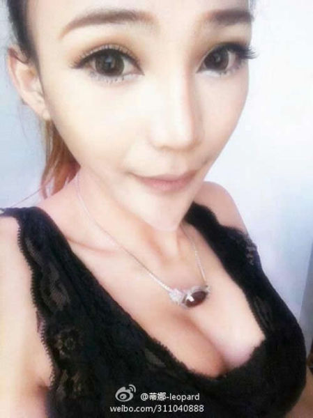 Tina Leopard очень популярна в китайских социальных сетях