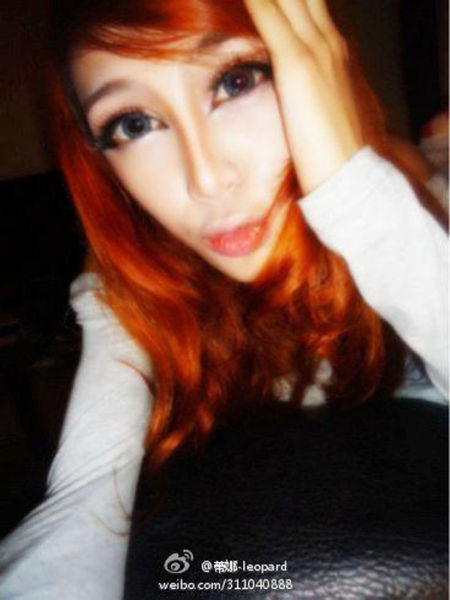 Tina Leopard очень популярна в китайских социальных сетях