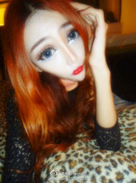 Tina Leopard очень популярна в китайских социальных сетях