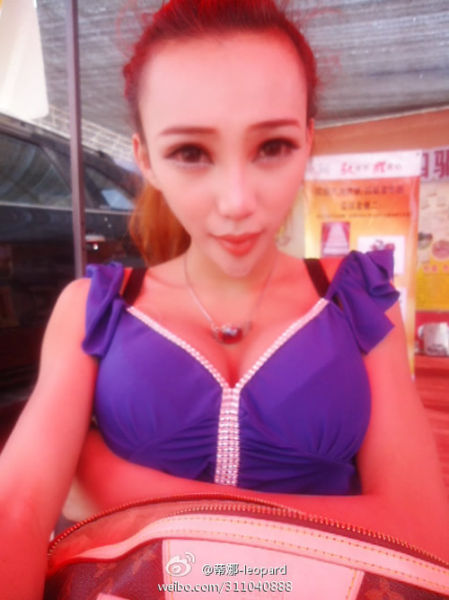 Tina Leopard очень популярна в китайских социальных сетях