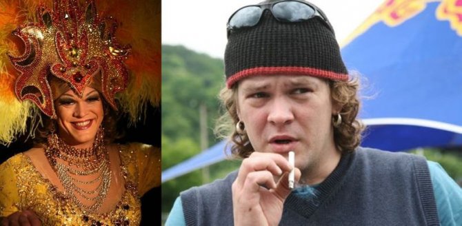 Мужчины-актеры в женских образах