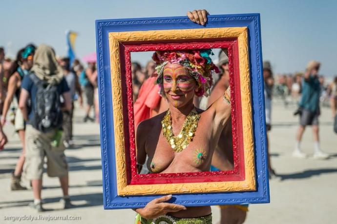 Burning Man 2013. 10 000 голых сисек в пустыне (18+)