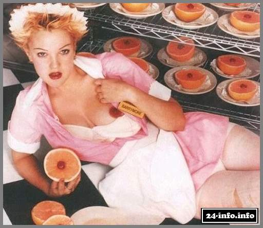 Голая звезда Дрю Бэрримор