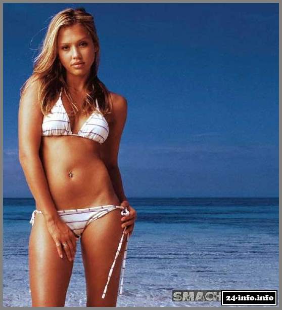 Голая звезда Джессика Альба