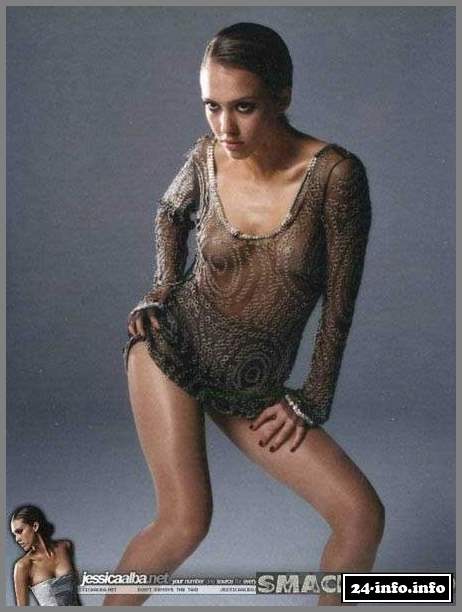 Голая звезда Джессика Альба