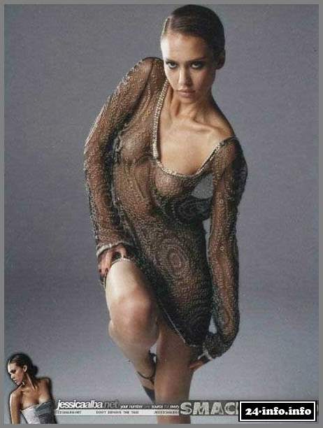 Голая звезда Джессика Альба
