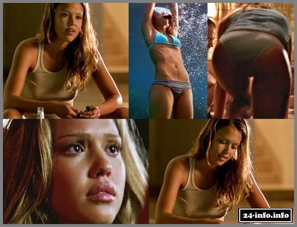 Голая звезда Джессика Альба